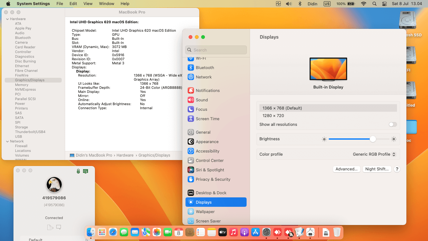 Acer TravelMate TMP2410 G2 M 83QE [KabyLake R + Intel UHD 620 + I2C]   OpenCore 1